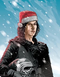 Image 2 of 10 PACK KYLO Christmas CARDS!