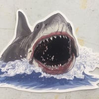 Image 3 of JAWS Open Mouth STICKER