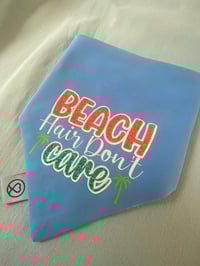 Image 2 of Beach Hair Don’t Care / Seagulls Reversible Bandana 