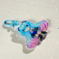 Image 1 of Hatsune Miku keychain