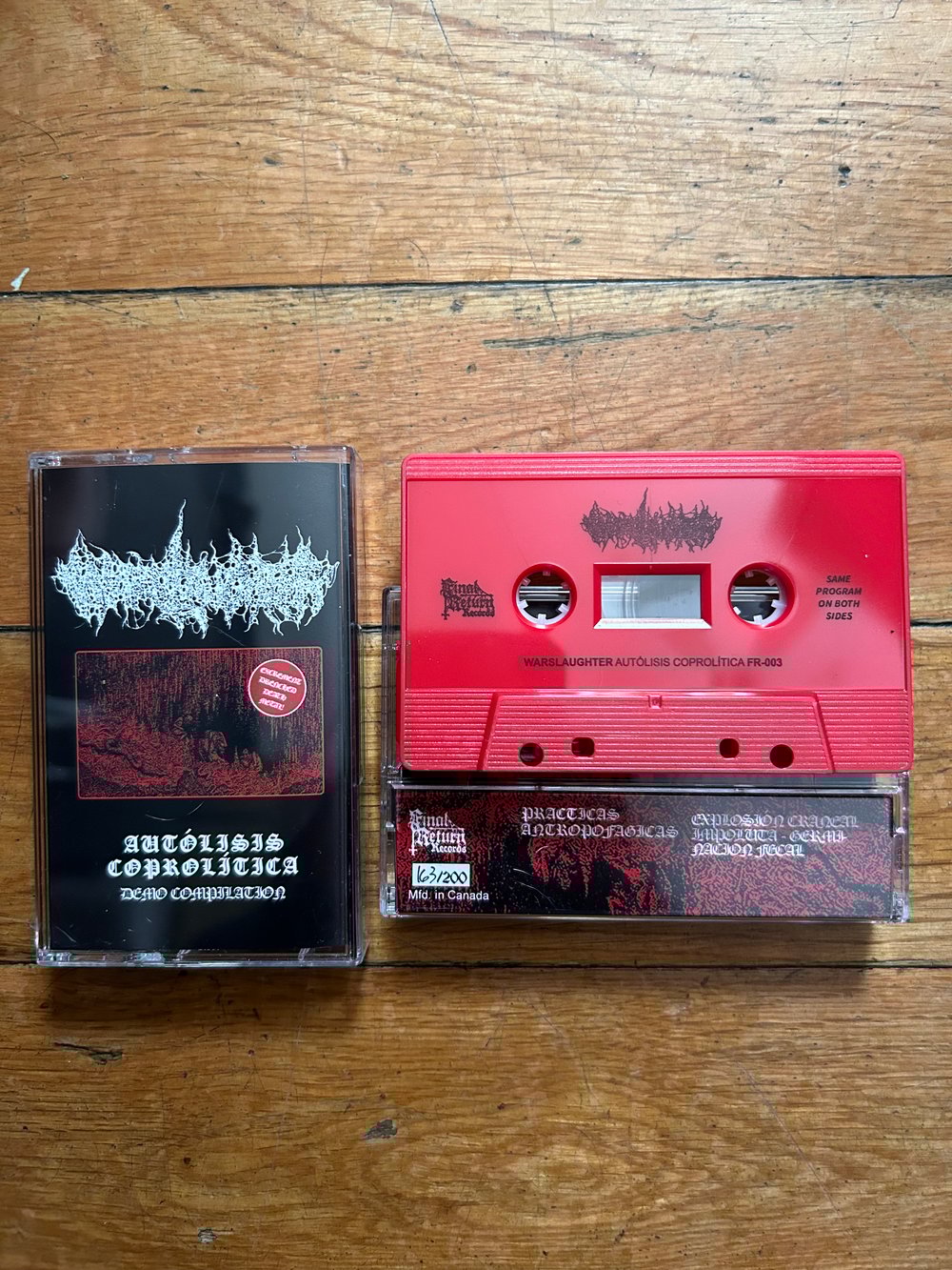 WARSLAUGHTER-AUTÓLISIS COPROLÍTICA