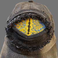 Image 1 of Monster Eye Hat Blue and Gold