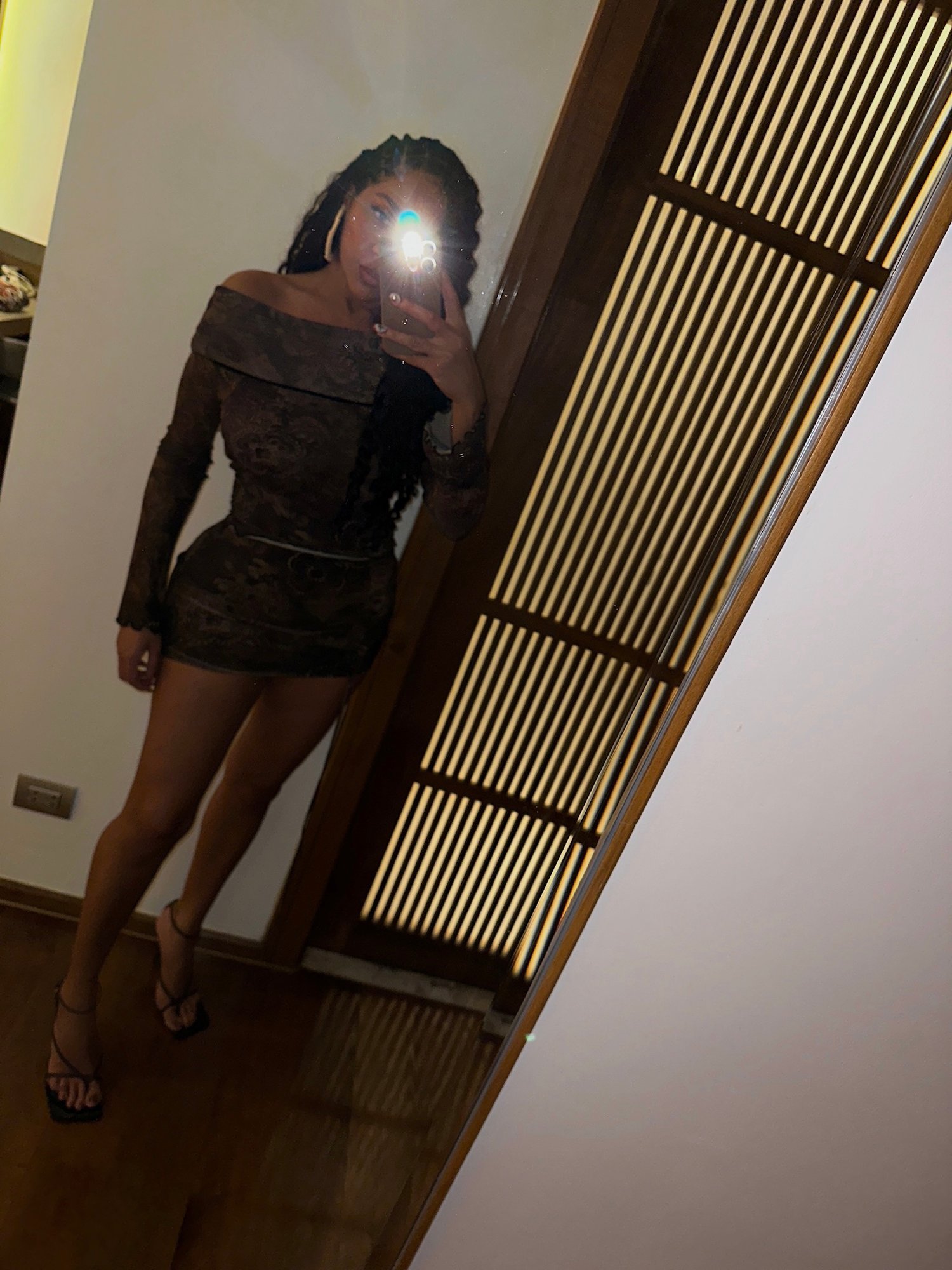 Image of MESH PRINTED MINI SKIRT SET (SMALL)
