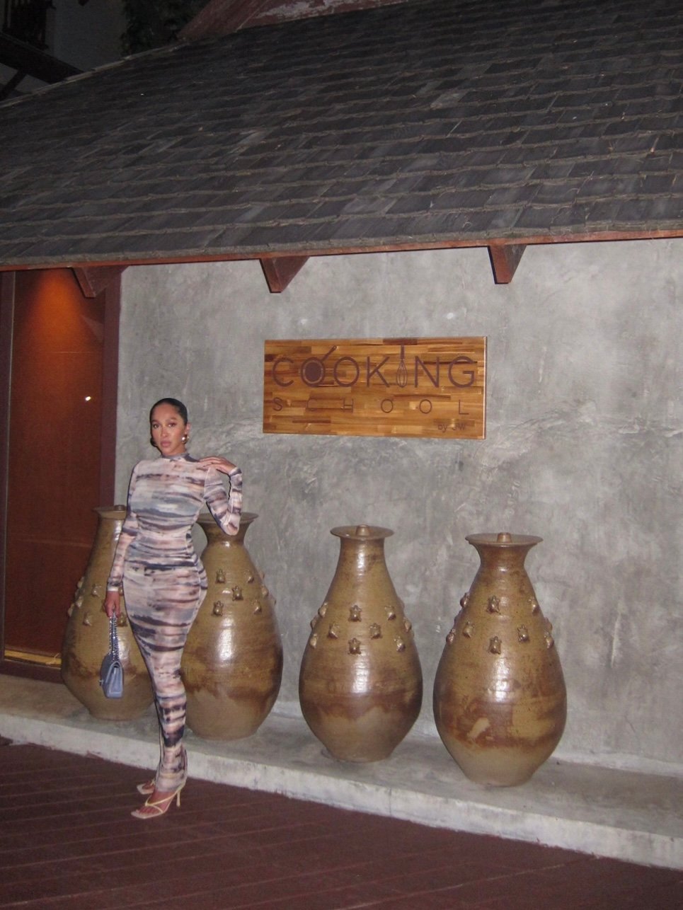 Image of ABSTRACT PRINT MESH MAXI DRESS (S)