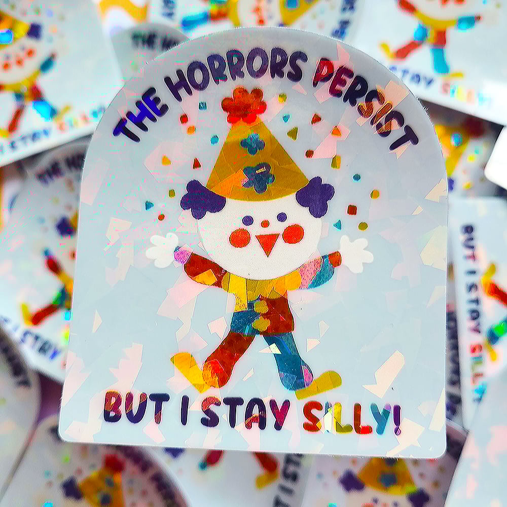 Image of Silly Clown Sticker