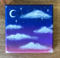 Image 2 of Blue Crescent Moon Skyscape