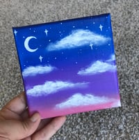 Image 3 of Blue Crescent Moon Skyscape