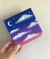 Image 4 of Blue Crescent Moon Skyscape