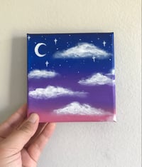 Image 5 of Blue Crescent Moon Skyscape