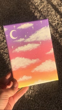 Image 2 of Colorful Crescent Moon Skyscape