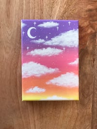 Image 1 of Colorful Crescent Moon Skyscape