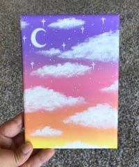 Image 4 of Colorful Crescent Moon Skyscape