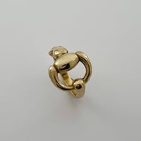 Image 4 of SNAFFLE BIT Ring 10K YELLOW GOLD