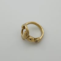 Image 7 of SNAFFLE BIT Ring 10K YELLOW GOLD