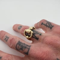 Image 6 of SNAFFLE BIT Ring 10K YELLOW GOLD