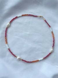 Image 1 of “Morocco” Beachy Beaded Necklace