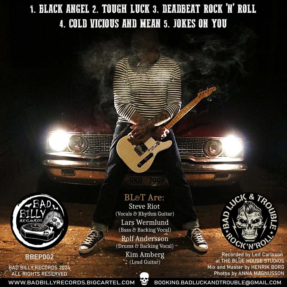 BAD LUCK & TROUBLE - DEADBEAT ROCK'N'ROLL (TEST PRESSINGS) 7"