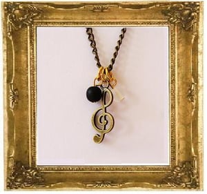 Image of Treble Cleff Necklace