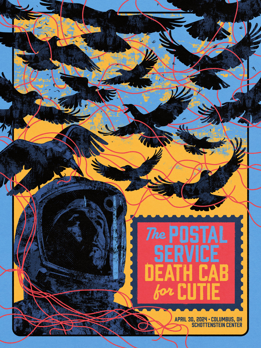The Postal Service/ Death Cab For Cutie Poster