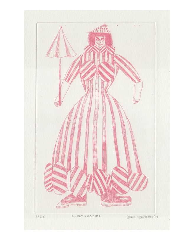 Luvly Lady Etching 1 (Schäfer Grafik)