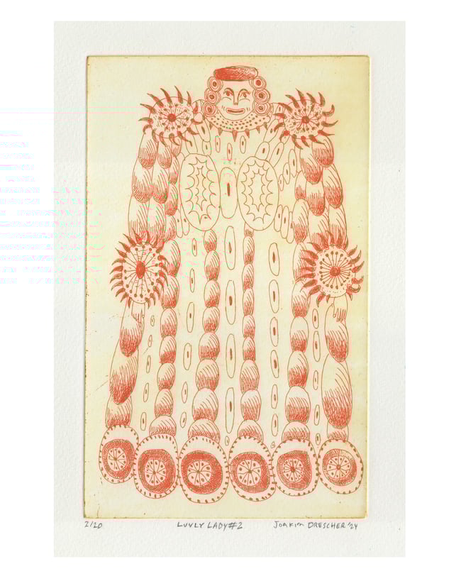 Luvly Lady Etching 2 (Schäfer Grafik)