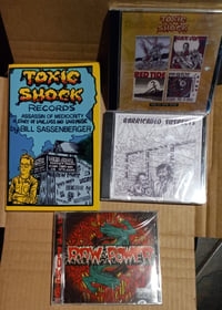 3 punk CD plus Toxic Shock book bundle!!