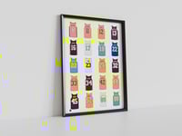 Los Angeles Lakers Legends Jerseys, Pennodraws Art Print