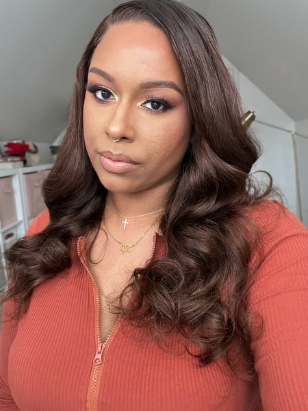 Image of ALI PEARL CHOCOLATE BROWN BODY WAVE CLOSURE WIG