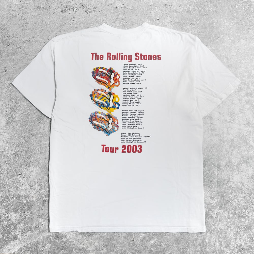 ROLLING STONES EUROPEAN TOUR 2003 Tシャツ 2003-Rolling-Stones-Licks- ROLLING STONES EUROPEAN TOUR 2003 Tシャツ 2003-Rolling-Stones-Licks-