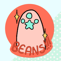 Beans!!!: Tristar Sticker