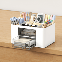 Desktop Organizer: Multi-Grid Storage Box