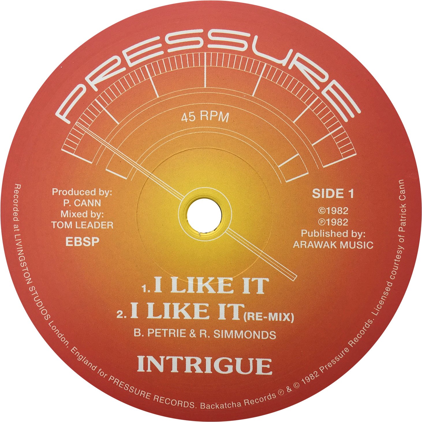 Image of Intrigue 'I Like It' 12" 