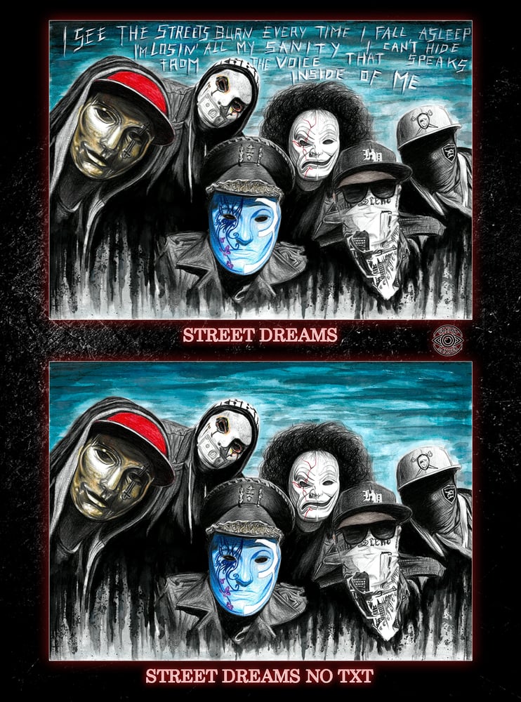 Image of Hollywood Undead "Street Dreams" ART PRINTS