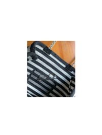 Image 3 of striped tote