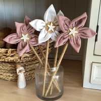Image 1 of Memory Forever Flowers custom created for a client from a loved ones precious T.shirts