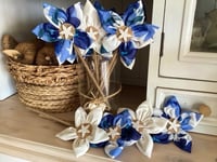 Image 1 of Memory Forever Flowers custom created for a client from a stunning blouse