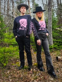 Image 1 of Cursed Arrows "Drippy Skull" Long-sleeve T-shirt