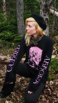Image 3 of Cursed Arrows "Drippy Skull" Long-sleeve T-shirt