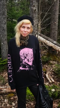 Image 4 of Cursed Arrows "Drippy Skull" Long-sleeve T-shirt