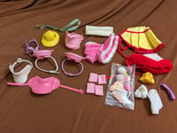 Image 1 of G1 My Little Pony Accessories and Pony Wear - Lot - UK Ponywear, Show Stable, Party Pack