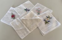 Image 3 of Memory Flowers custom created for a clients from loved ones handkerchiefs