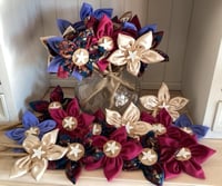 Image 1 of Memory flowers custom created for clients from loved ones clothing