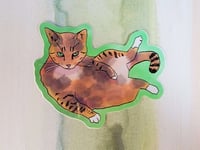 Image 2 of Smolder Cat Sticker