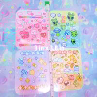 Image 2 of mini holo deco sticker sheets