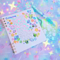Image 3 of mini holo deco sticker sheets