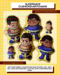 Image 1 of SLIDERDADS Plush Keychains and Cushions 
