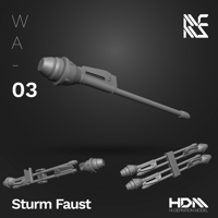 Image 1 of HDM 1/100 Sturm Faust [WA-03] Ver. 2