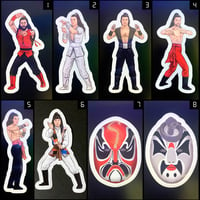 Image 1 of (12) Lethal Disciples Character & Mask Stickers • Kiss Cut • 3 Sizes