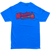 Image 2 of Milwaukee Braves Tee - Blue
