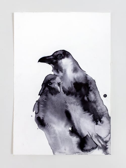 Image of shadow crows (19x28 cm)